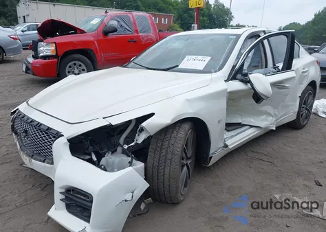 2014 Infiniti Q50 Sport from USA, damaged, VIN JN1BV7AR1EM683698